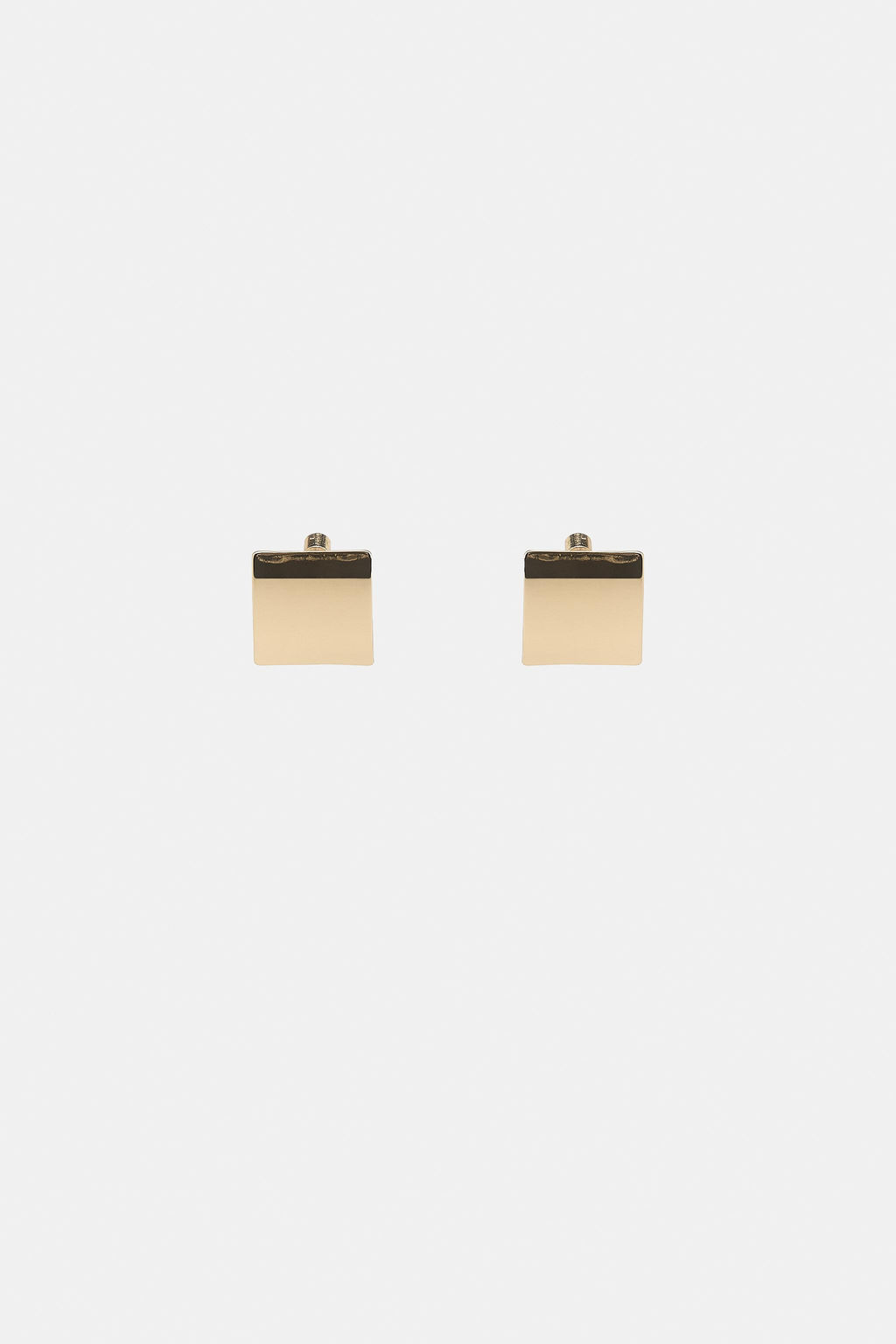 MINIMAL SQUARE EARRINGS - Zara фото 4