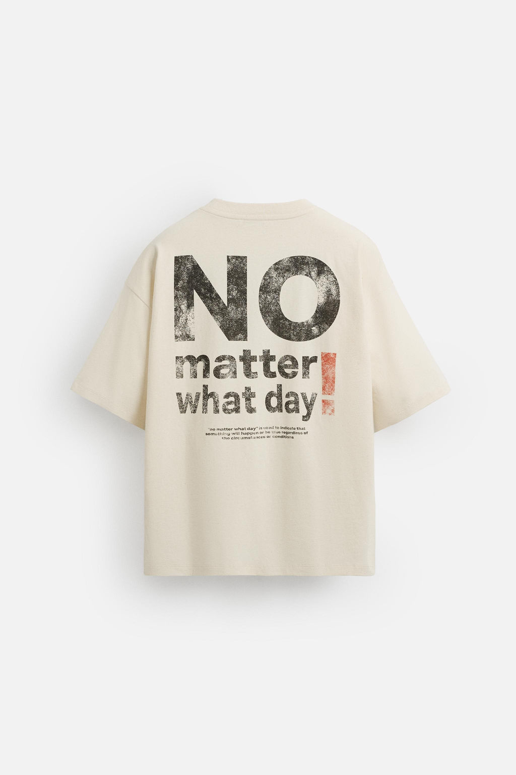 WASHED PRINT T-SHIRT - Zara фото 7