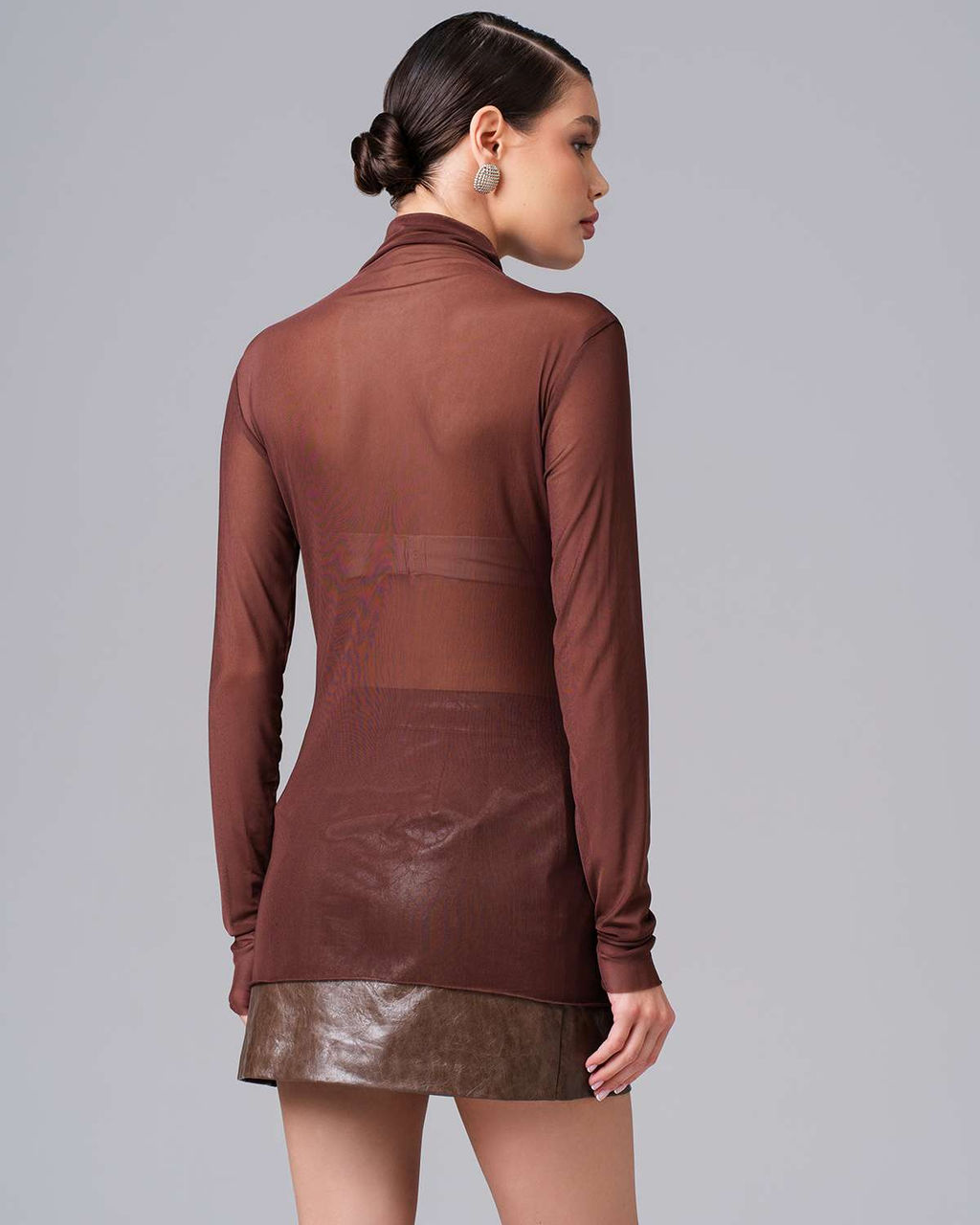 Водолазка из сетки 457.5.14 - Sahar art lab фото 2