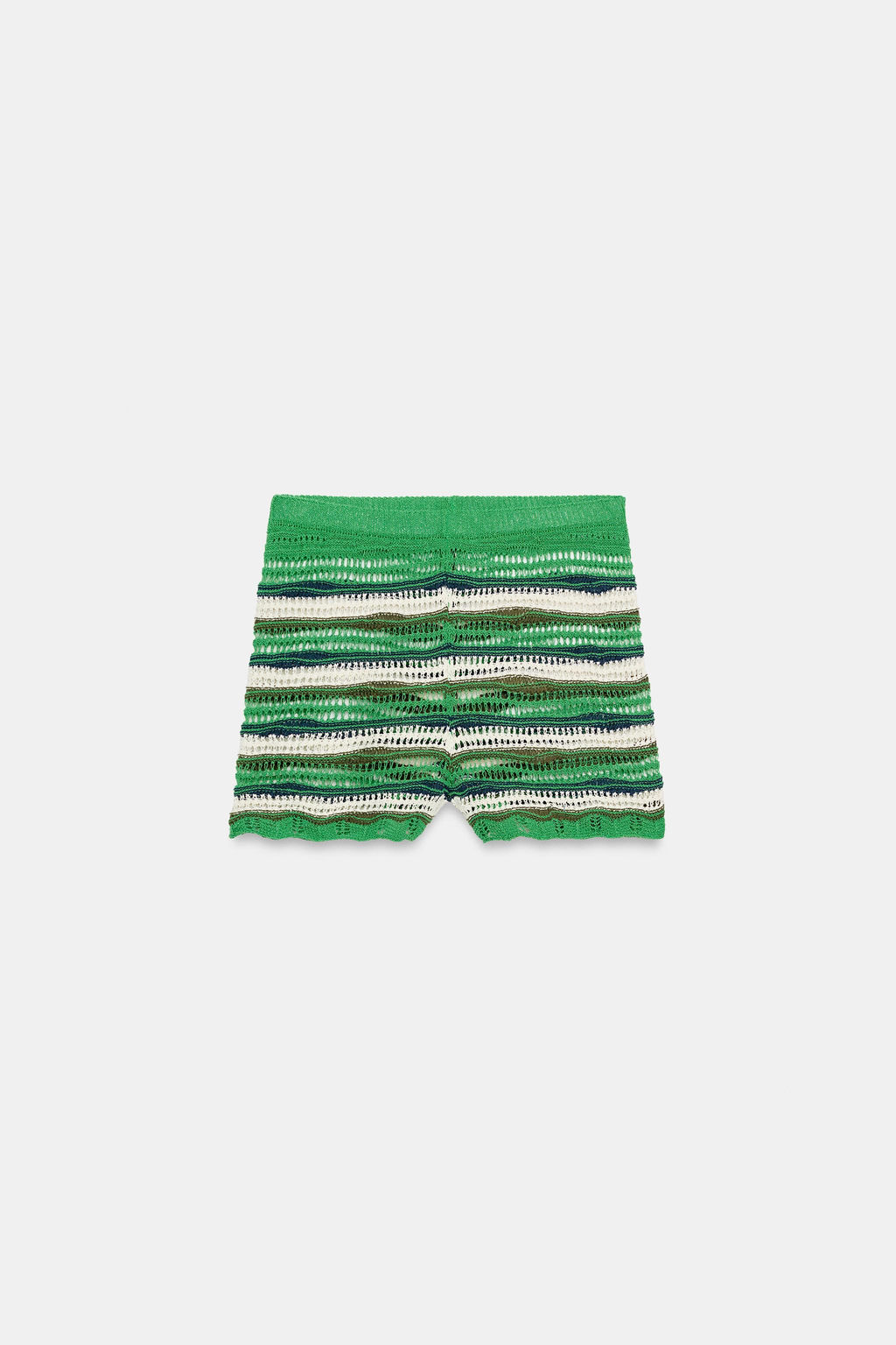 SHORTS PUNTO ESTRUCTURA RAYAS / Multicolor - Zara фото 7