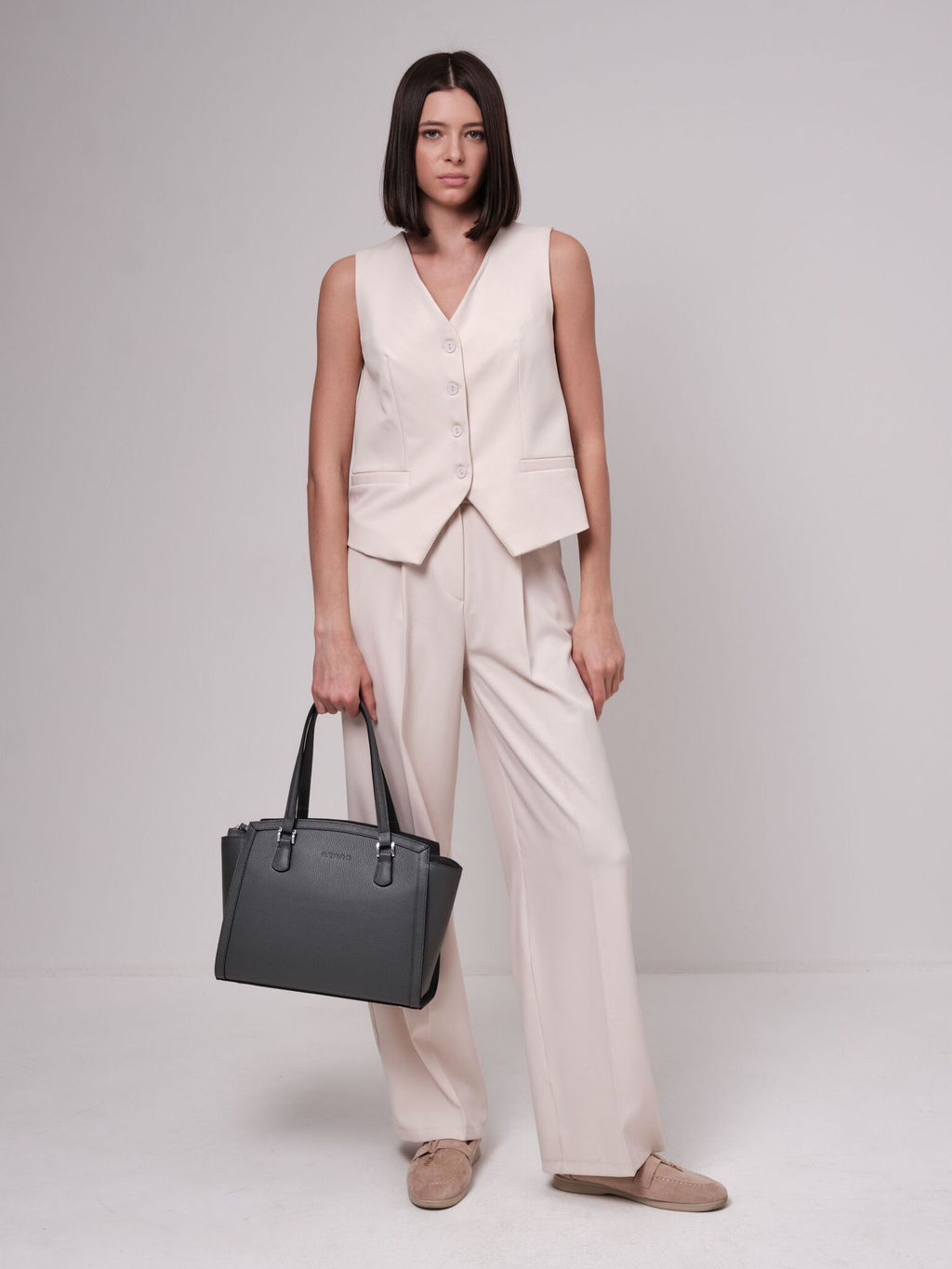 Сумка кожаная Azaro 30690 хром