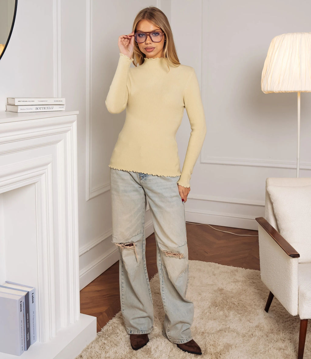 Водолазка #КТ802 (13), светло-фисташковый - Dommod фото 4