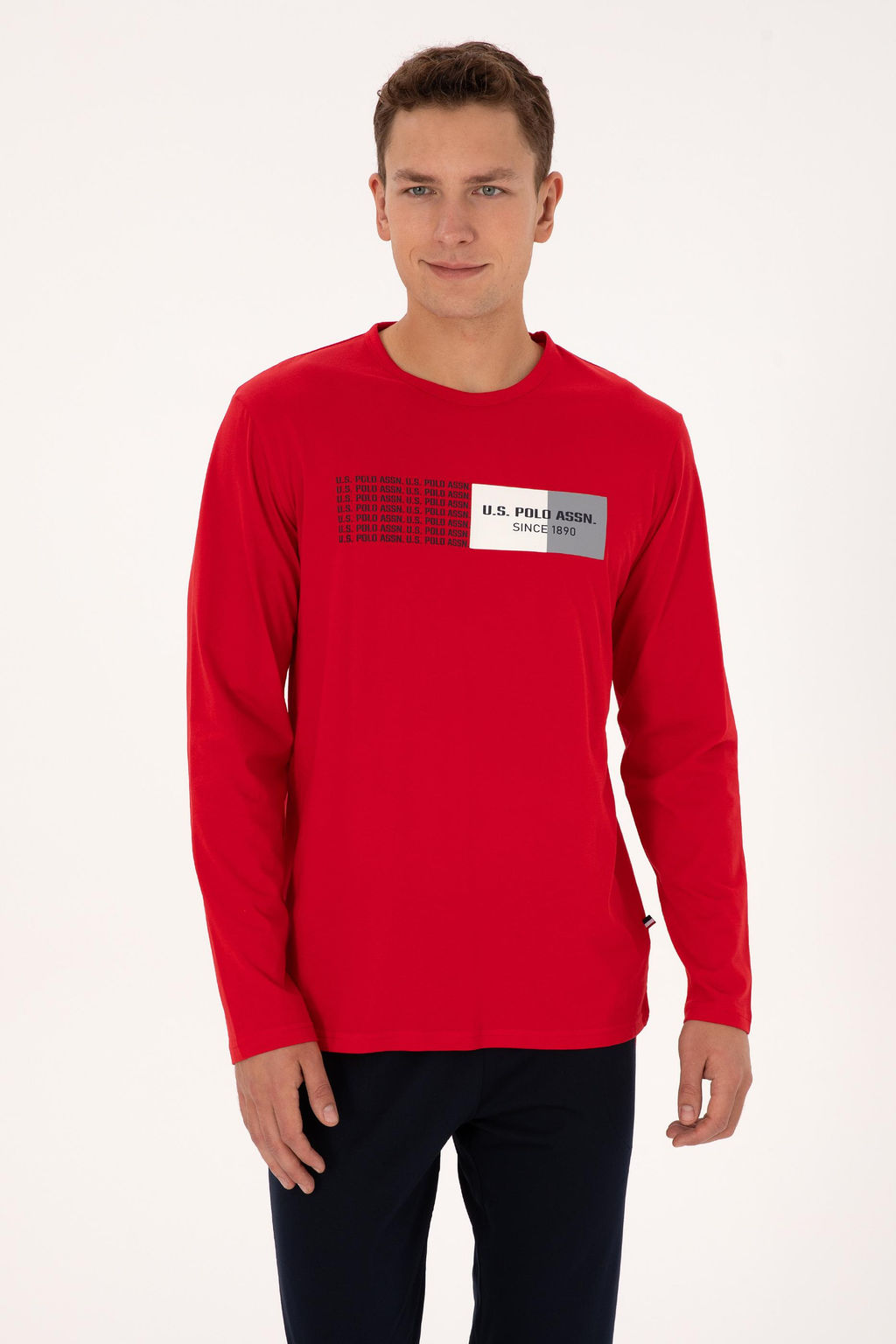 Erkek K_rm_z_ Pijama Tak_m_ - U.s. polo assn фото 3