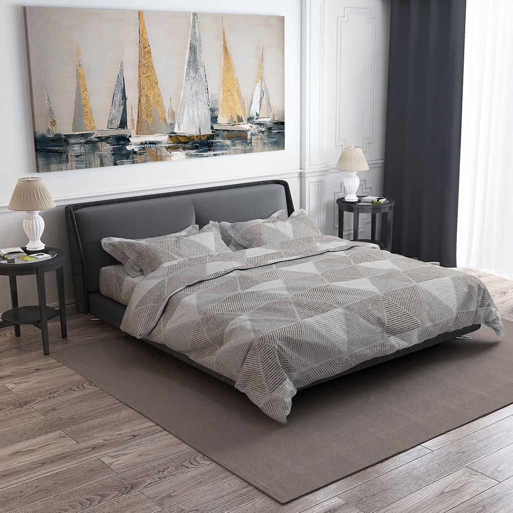 Наволочка 50х70см Галактика, шоколад, с клапаном-запахом, бязь Комфорт 121г/м2, хлопок 100%, упаковка классическая пакет ПВД 14,5х23см, еврослот, Домашняя мода (Россия) фото 4