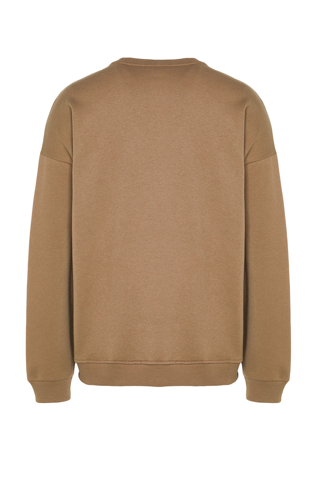 TRENDYOL MAN Gri Bisiklet Yaka Oversize/Genis Kesim Ici Polar/S?cak Tutan Dinozor Nak?s Sweatshirt TMNAW24SW00064 - Trendyolmilla фото 5
