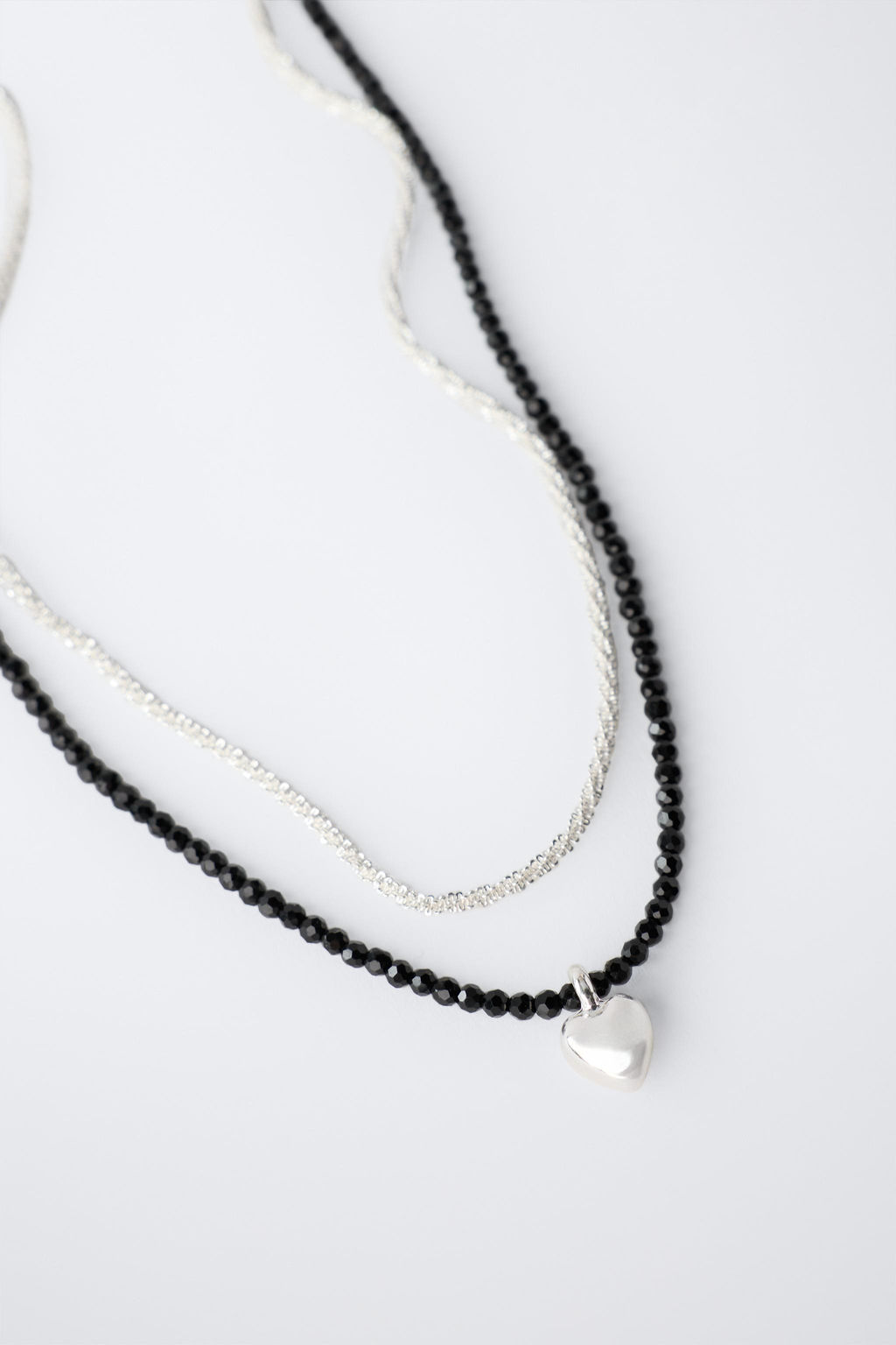 PACK OF TWO HEART NECKLACES - Zara фото 2