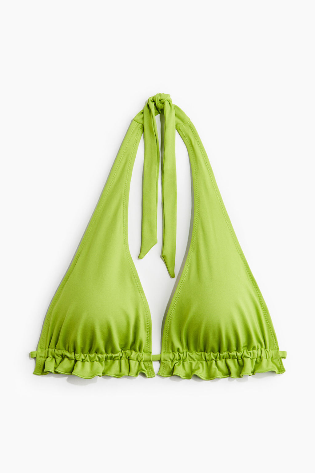 Top de bikini triangular con relleno - H&m фото 2