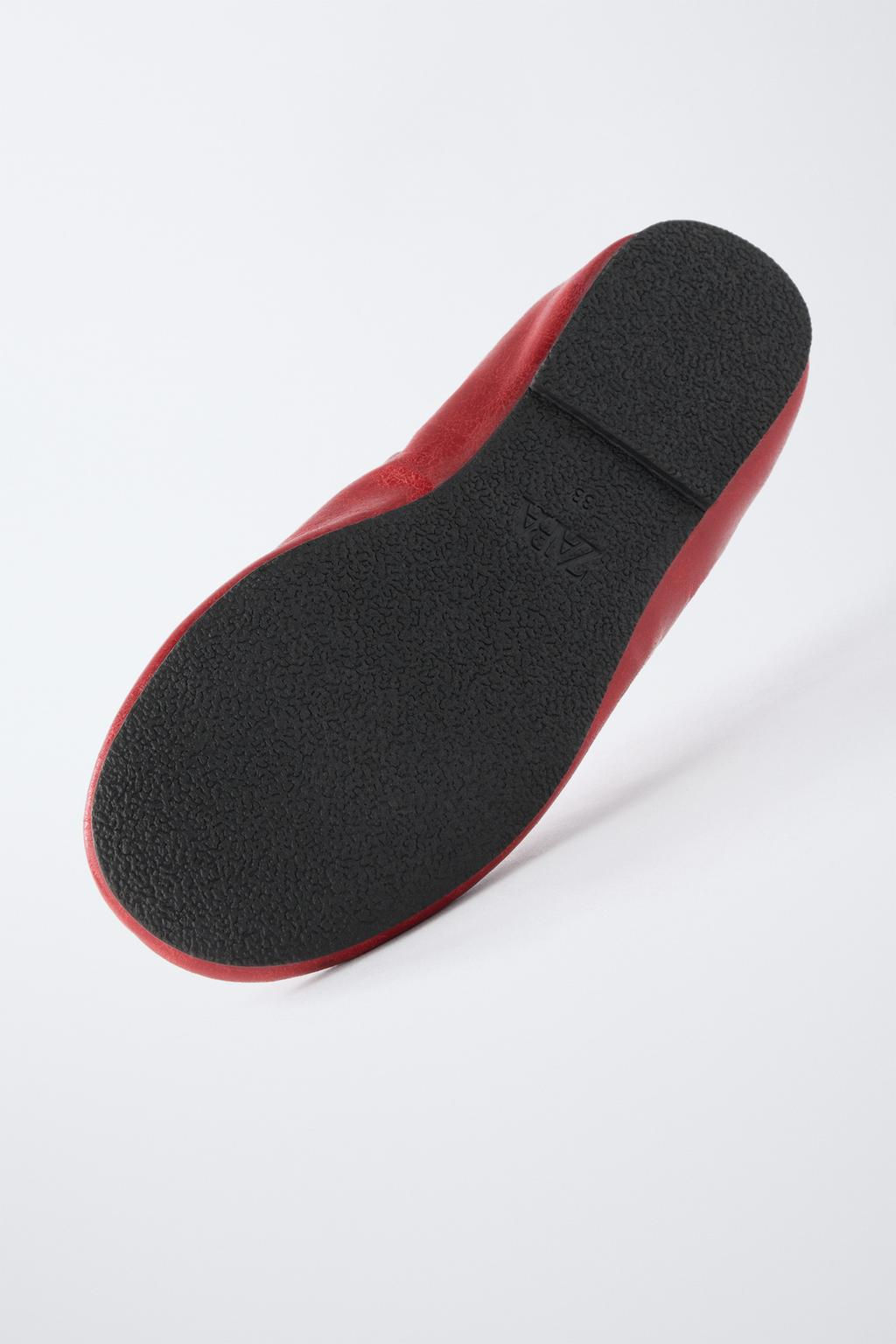 LACE-UP BALLET FLATS - Zara фото 6