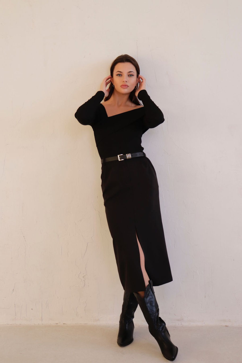 Юбка миди-макси с разрезом спереди - Martichelli фото 98