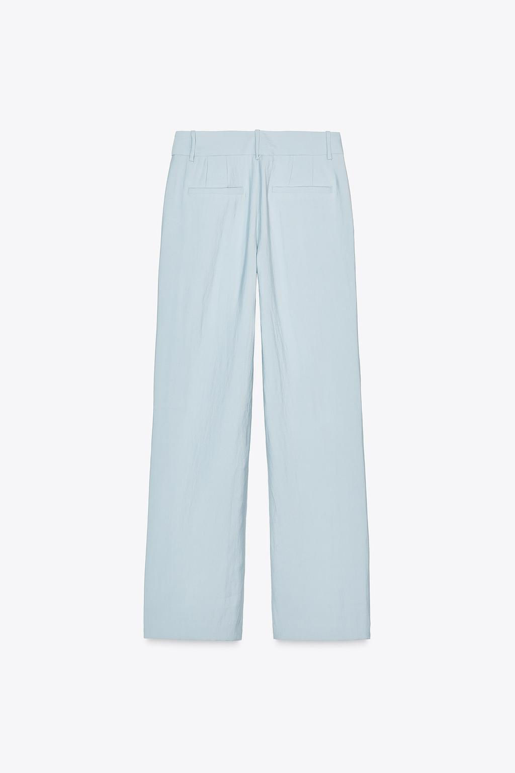 HIGH-WAIST STRAIGHT-LEG TROUSERS - Zara фото 7
