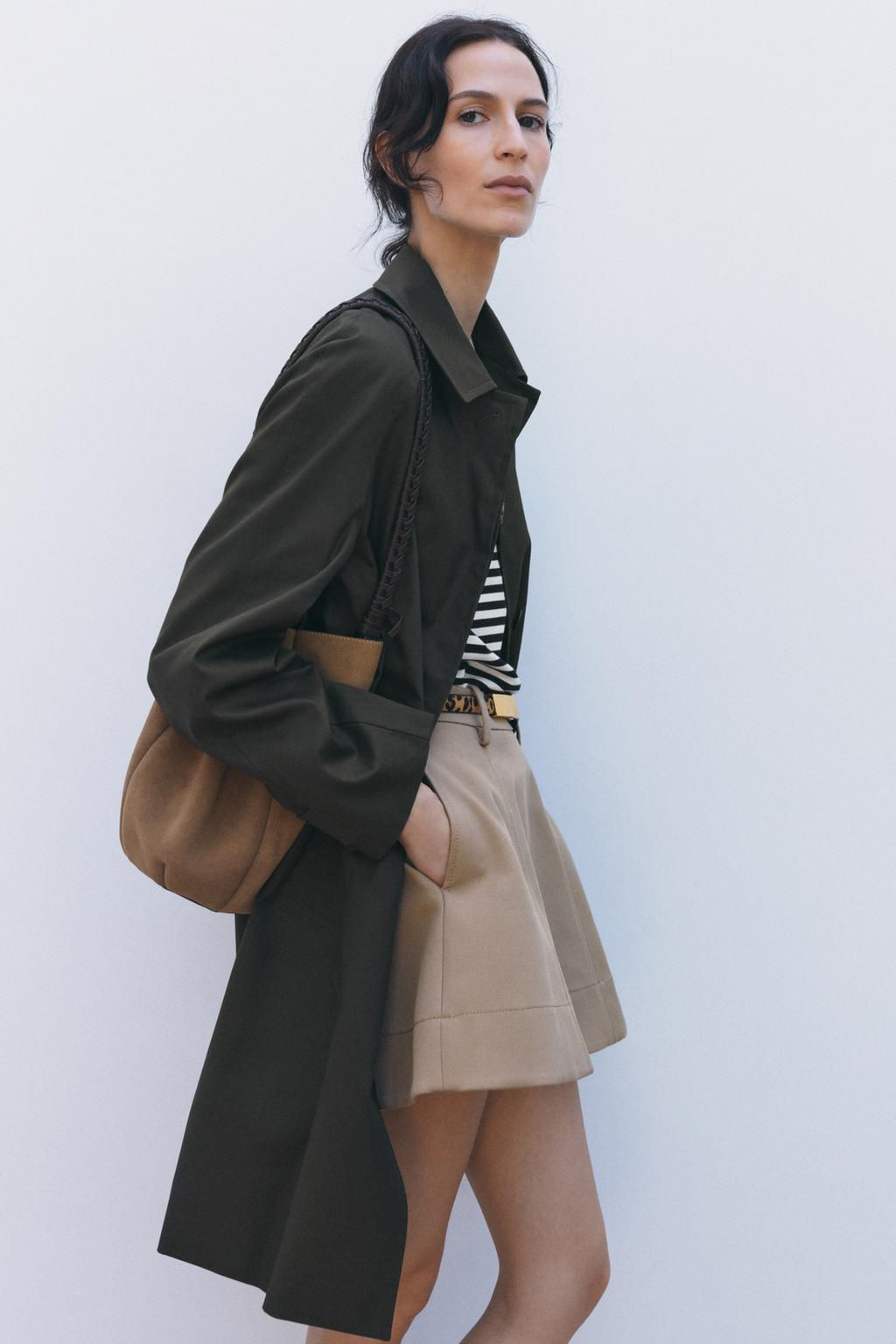 ZW COLLECTION OVERSIZE TRENCH COAT - Zara фото 2