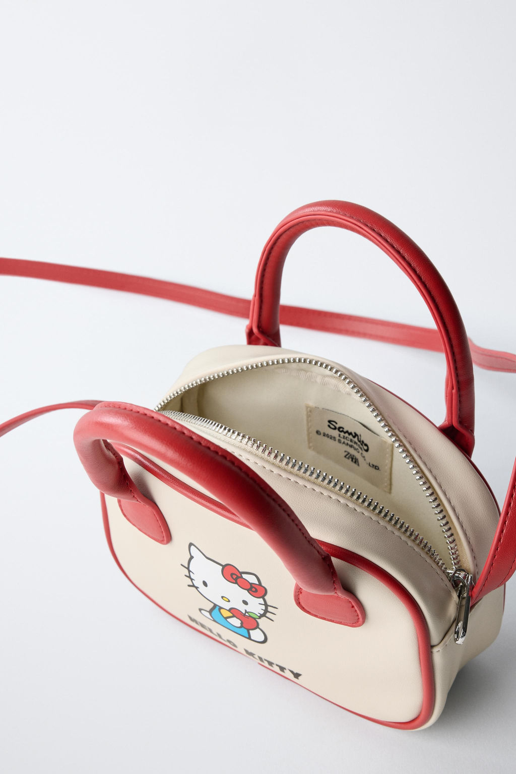 HELLO KITTY SANRIO MINI BOWLING CROSSBODY BAG - Zara фото 4