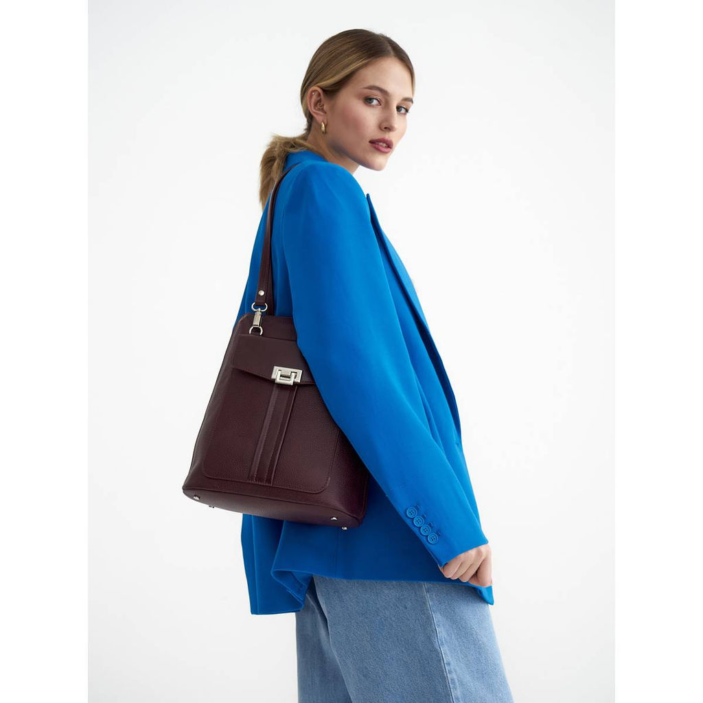 Женский рюкзак-трансформер Penrose Burgundy - Lakestone фото 8