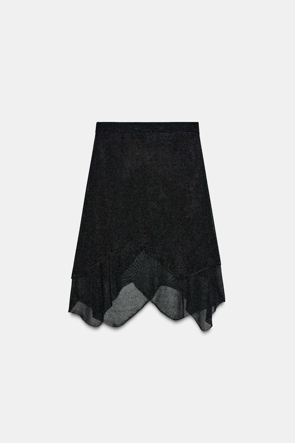 METALLIC KNIT SKIRT - Zara фото 3