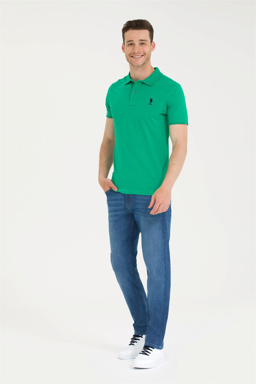 Мужские синие джинсы - U.s. polo assn фото 8