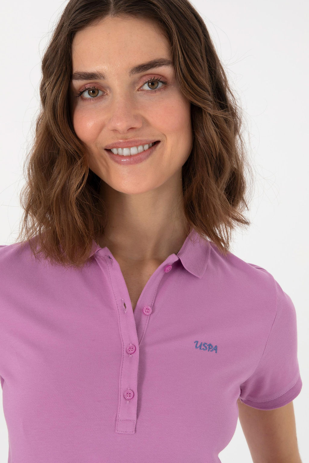 Kad_n Pembe Basic Polo Yaka Ti__rt Sepette S_rpriz _ndirim - U.s. polo assn фото 3
