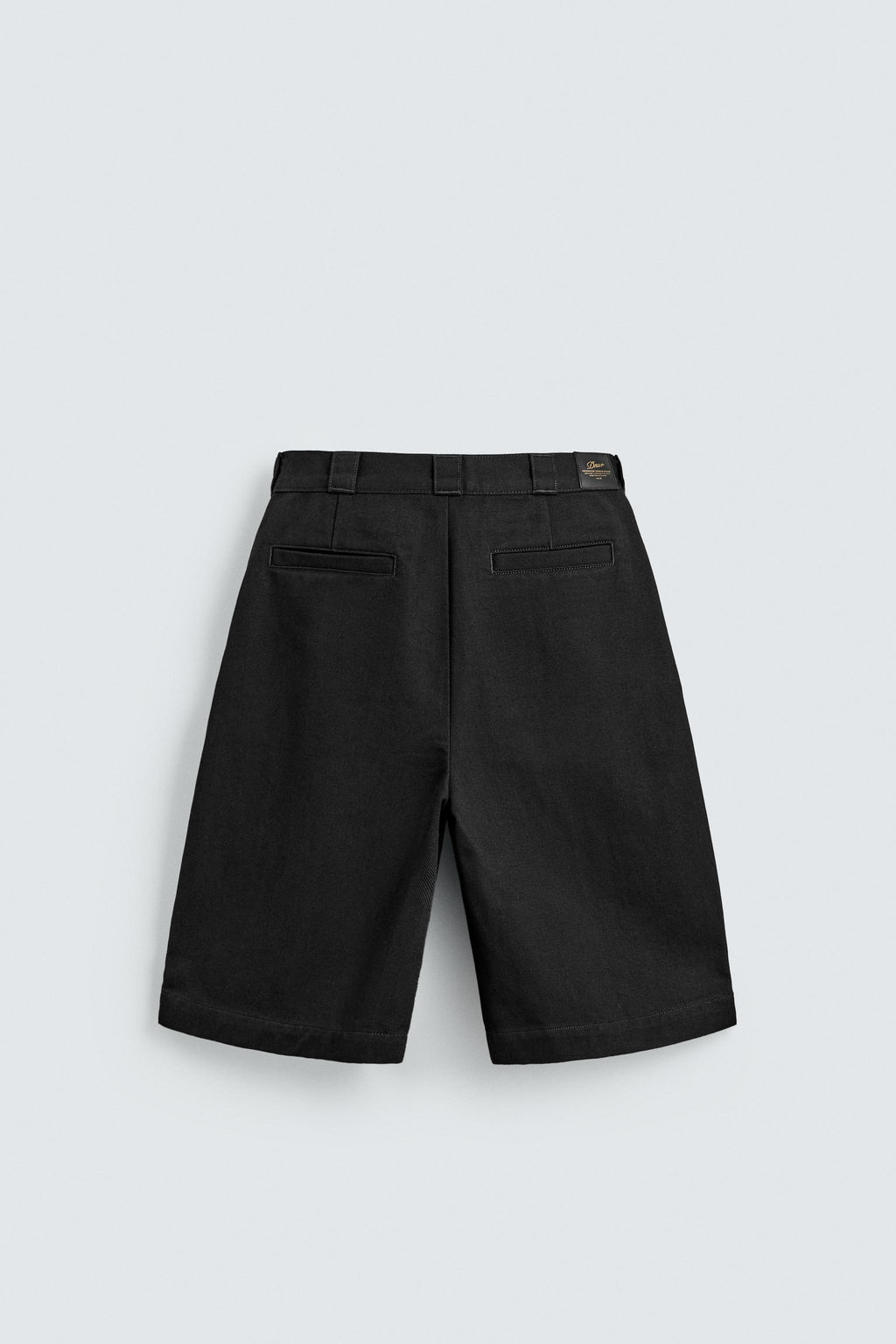 BERMUDA RELAXED FIT PLIEGUES / Negro - Zara фото 7