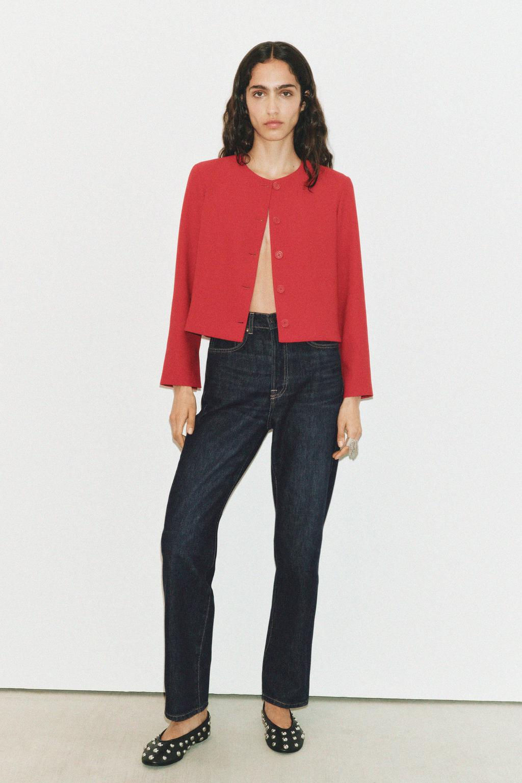 ZW COLLECTION BUTTONED JACKET - Zara фото 11