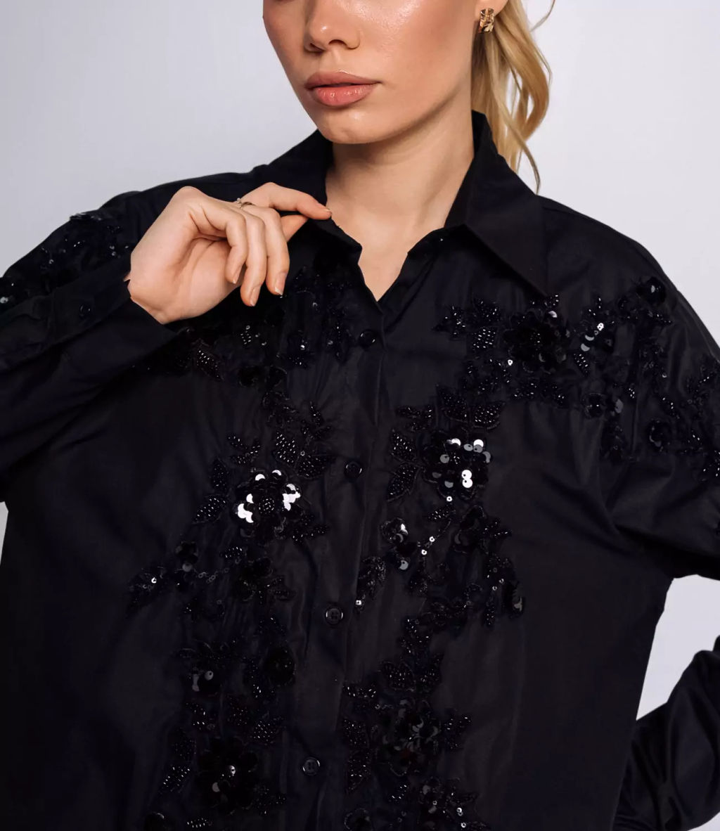 Рубашка #КТ3223 (1), чёрный