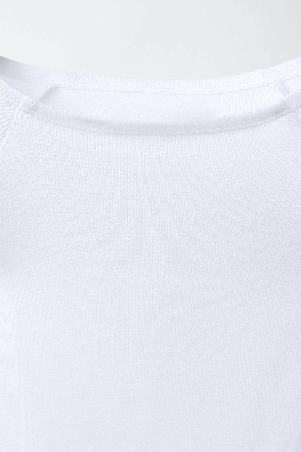 CAMISETA LISA CON MODAL / Blanco - Zara фото 5