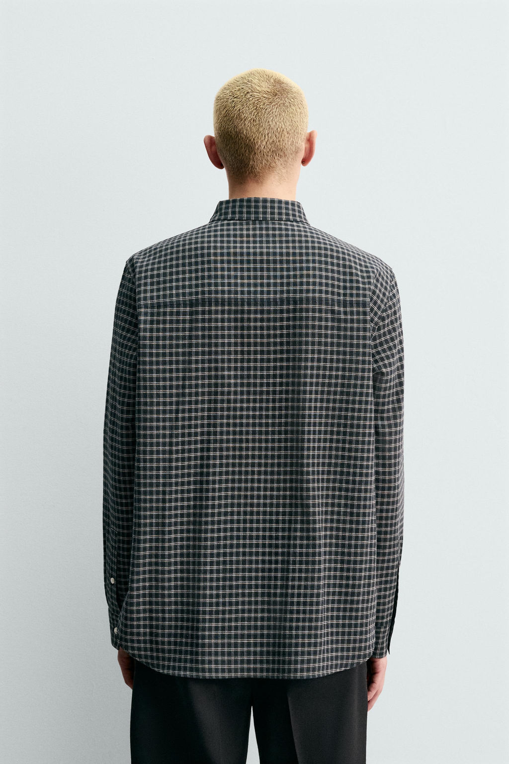 ORIGINS CHECK SHIRT WITH WOOL - Zara фото 3