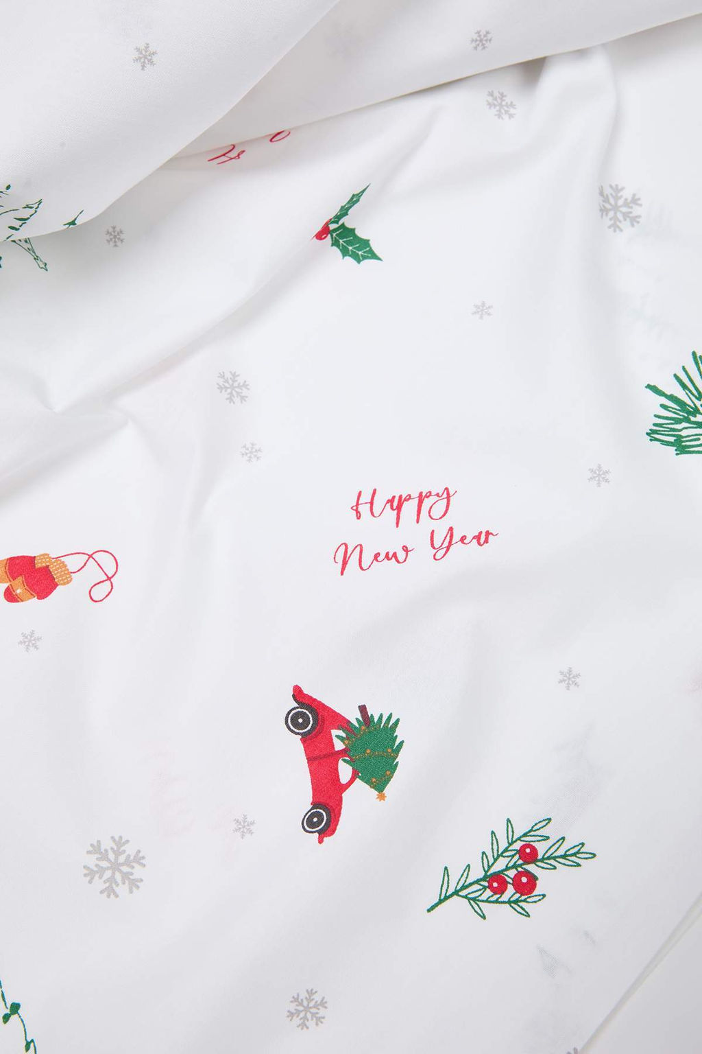 Cift Kisilik Y?lbas? Temal? Nevresim Seti 200x220cm TPHAW26CKN00014