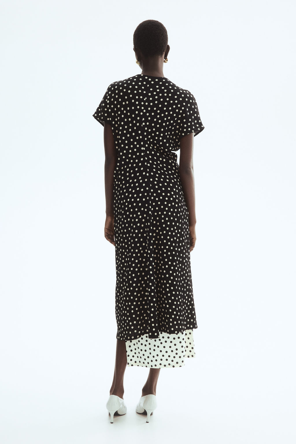 Vestido en punto con textura - H&m фото 4