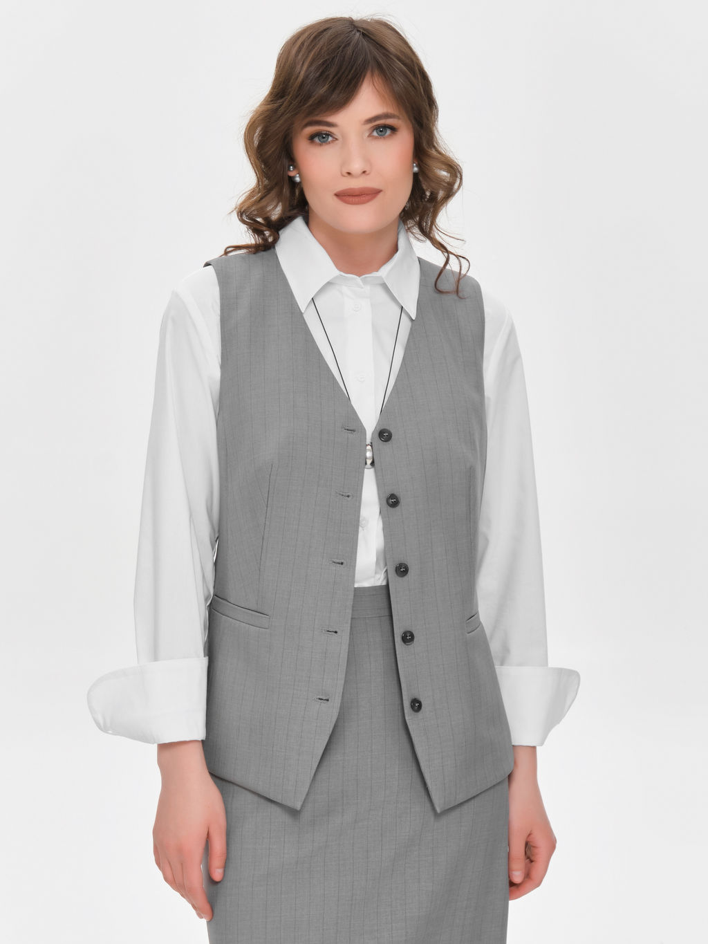 Жилет в полоску - Stilla фото 2