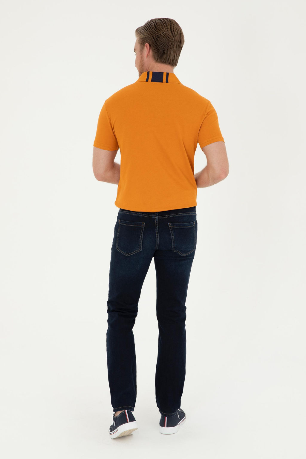 U. S. Polo Assn / Мужские темно-синие джинсовые брюки - U.s. polo assn фото 4