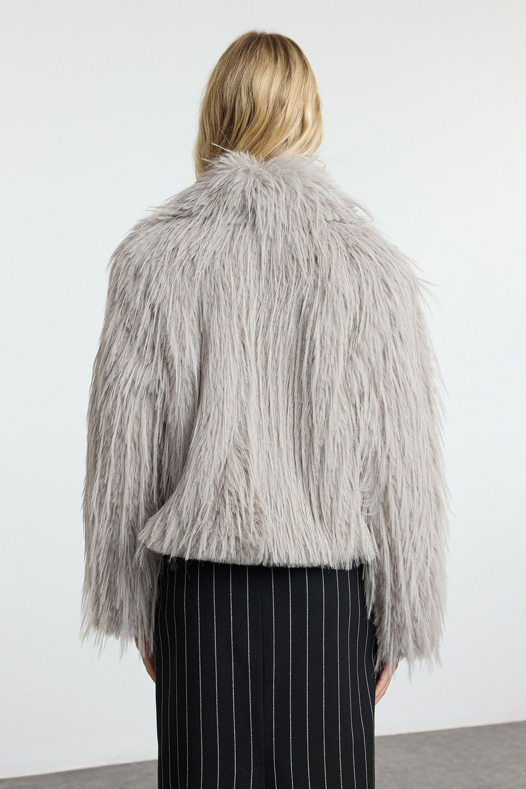 Bej Regular Kal?p Kurk Mont TWOAW25MO00313 - Trendyolmilla фото 14