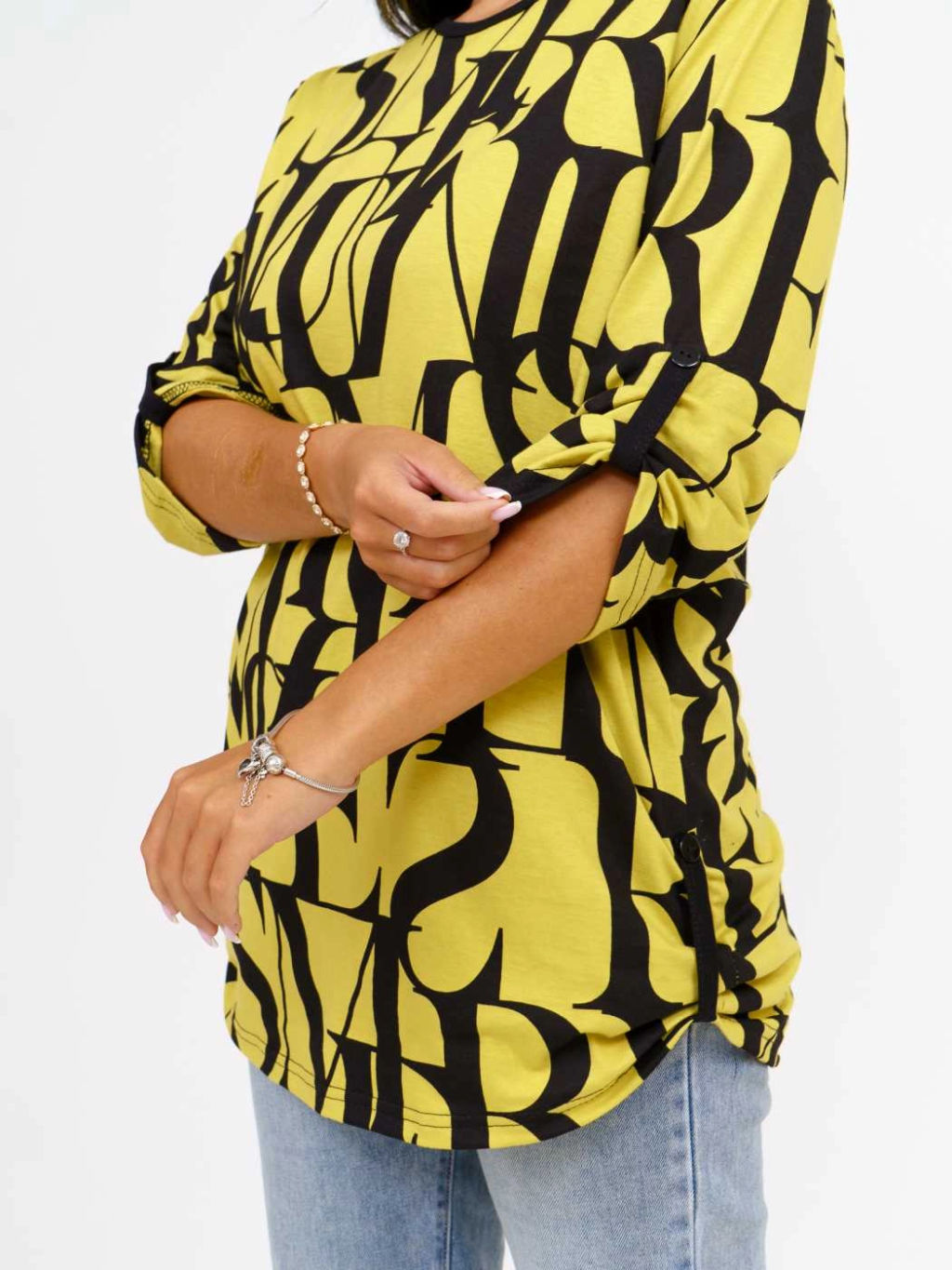 Туника женская, цвет горчичный