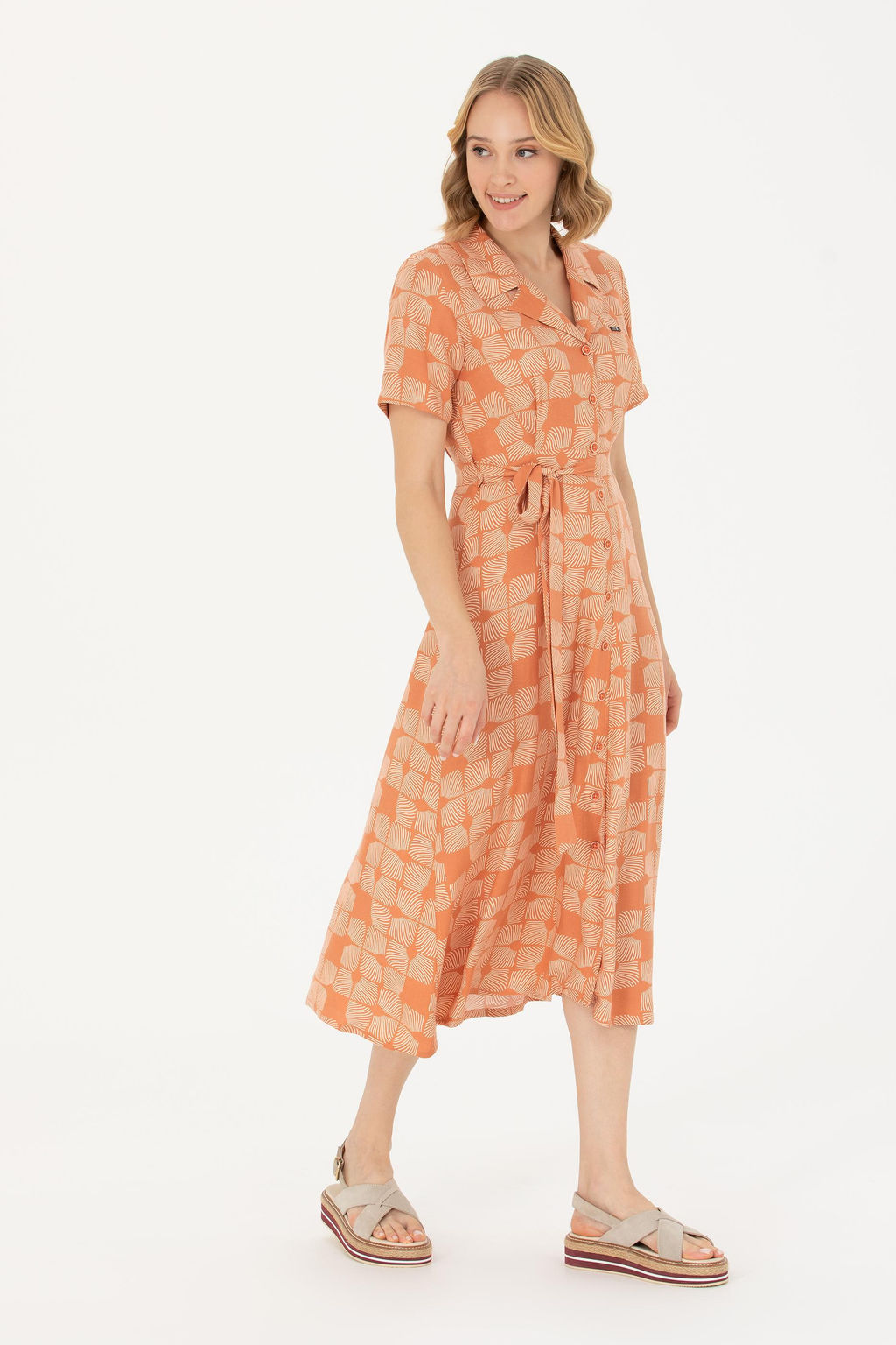 Женское тканое платье из плитки - U.s. polo assn фото 18