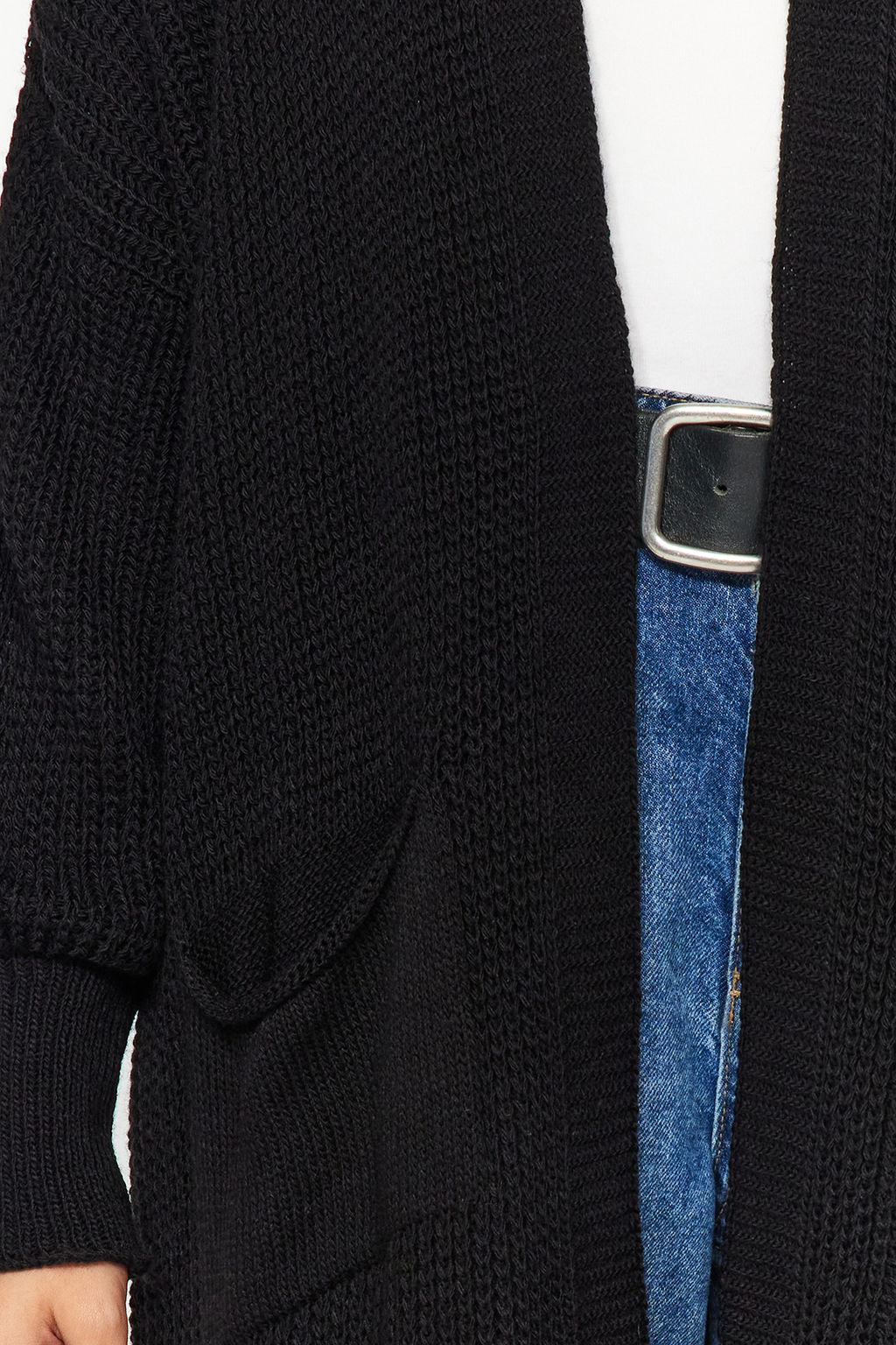 TRENDYOLMILLA Siyah Maxi Basic Triko H?rka TWOAW24HI00096  фото 4