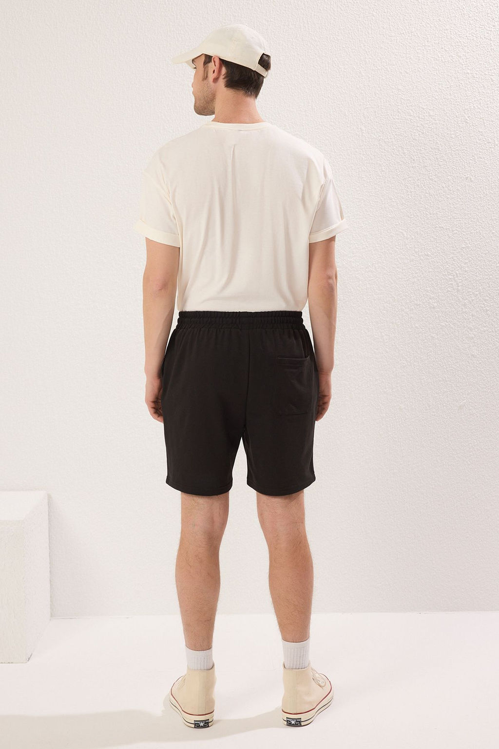 Siyah-Gul Kurusu Basic Regular/Normal Kesim Duz 2li Paket Sort TMNSS21SR0095