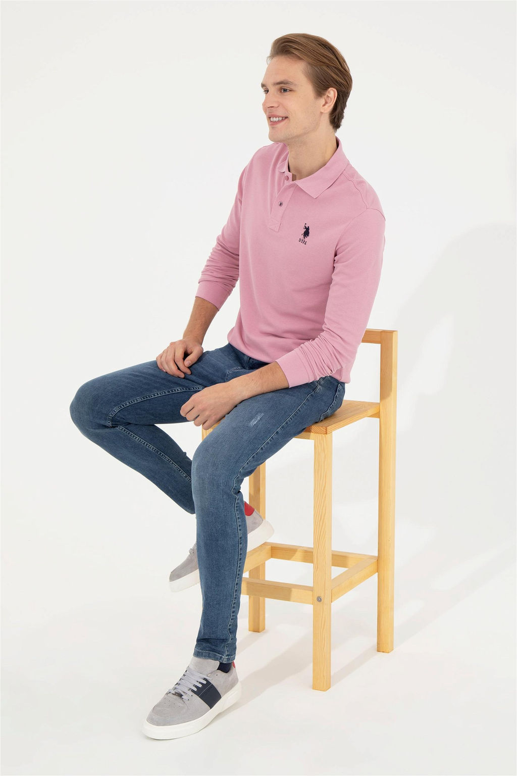 Мужской базовый свитшот Magnolia Неожиданная скидка в корзине - U.s. polo assn фото 3