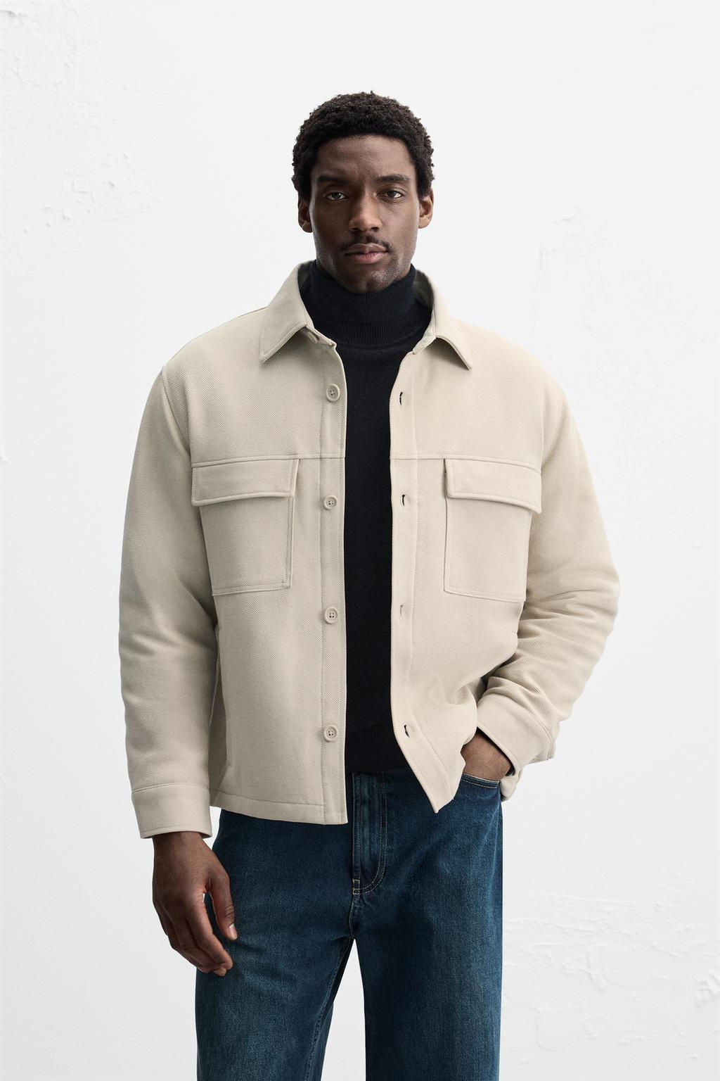 QUILTED OVERSHIRT - Zara фото 2