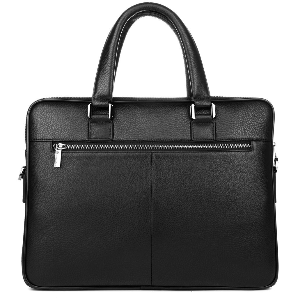3711-1 black, Мужская кожаная сумка "Деловая", Barcelo Biagi