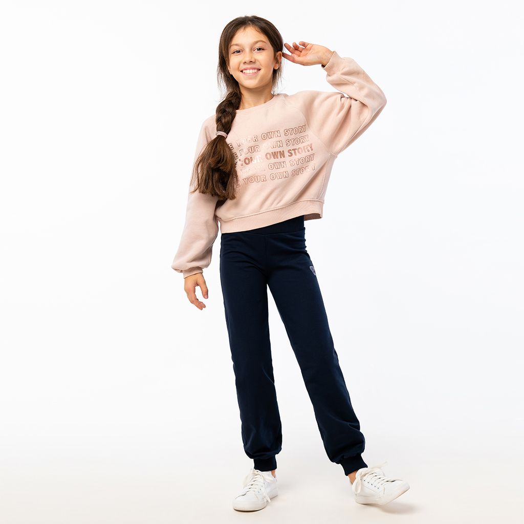 RODOS Брюки для девочки М-140д (М) Синий