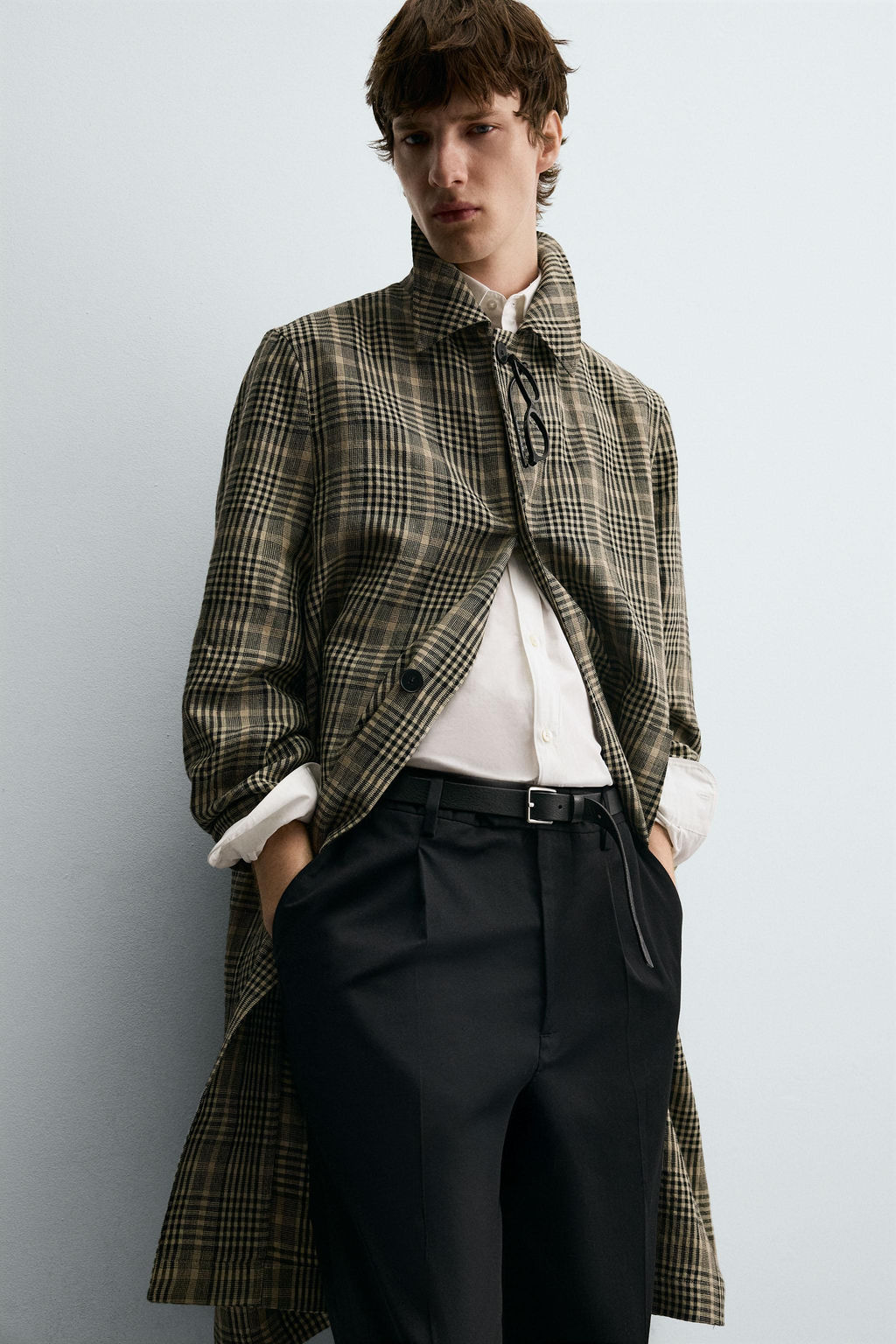 LIMITED EDITION WOOL - LINEN COAT - Zara фото 6