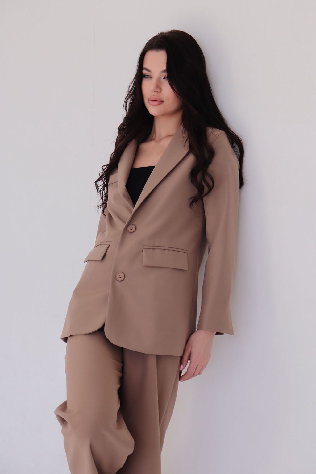 12394 Костюм брючный кофе - Martichelli фото 5