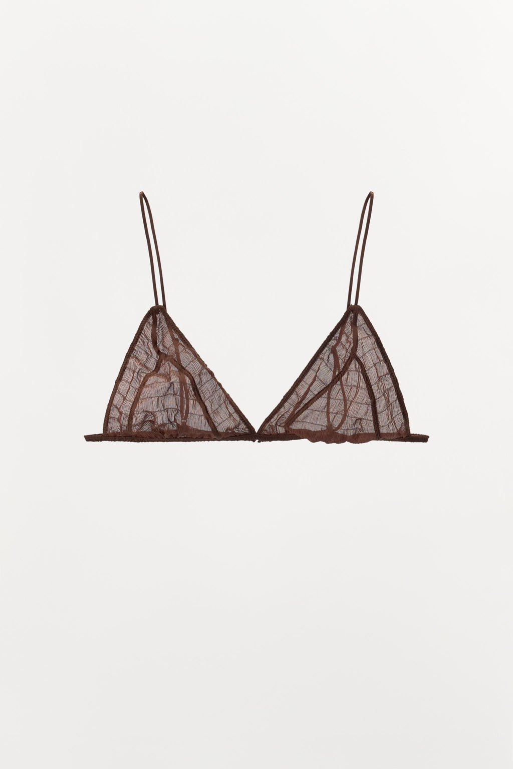 LIMITED EDITION STRUCTURED SILK BRALETTE - Zara фото 4