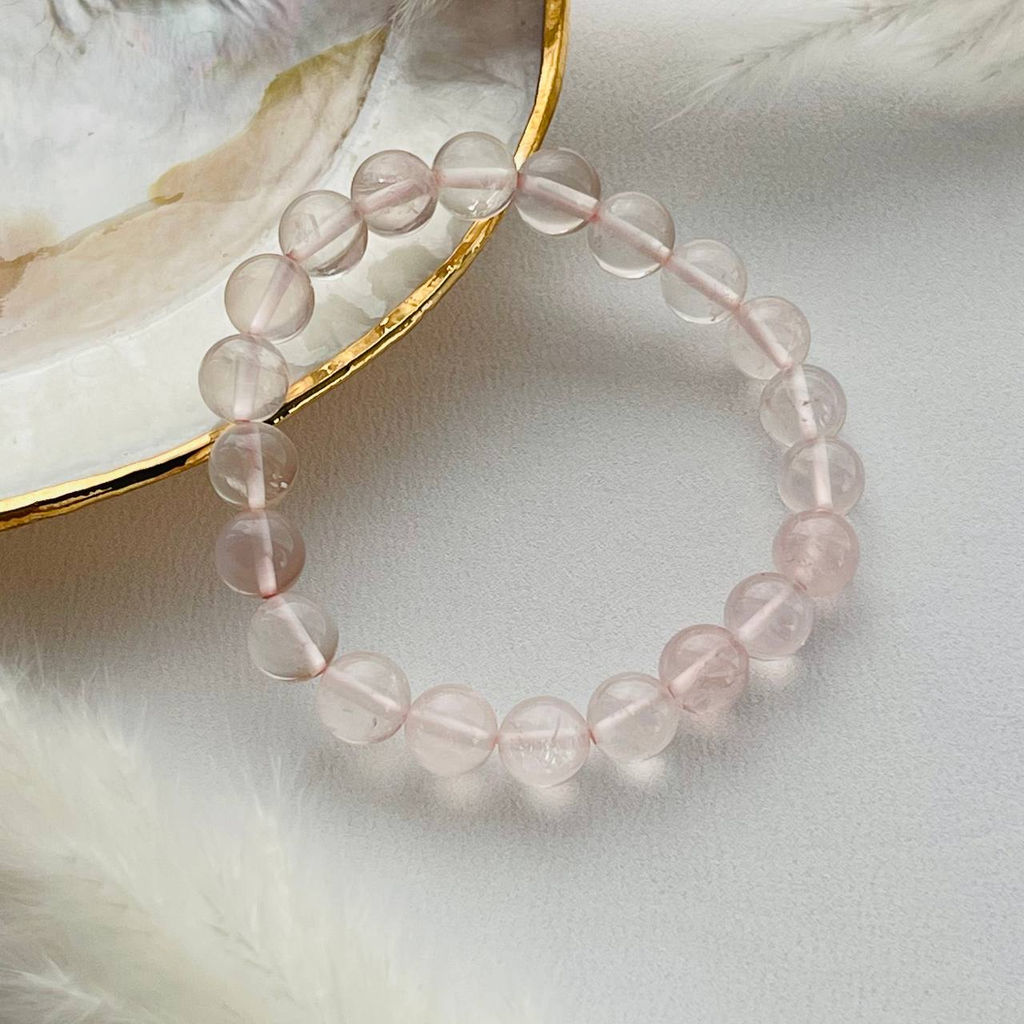 Браслет из Розового кварца 18 см