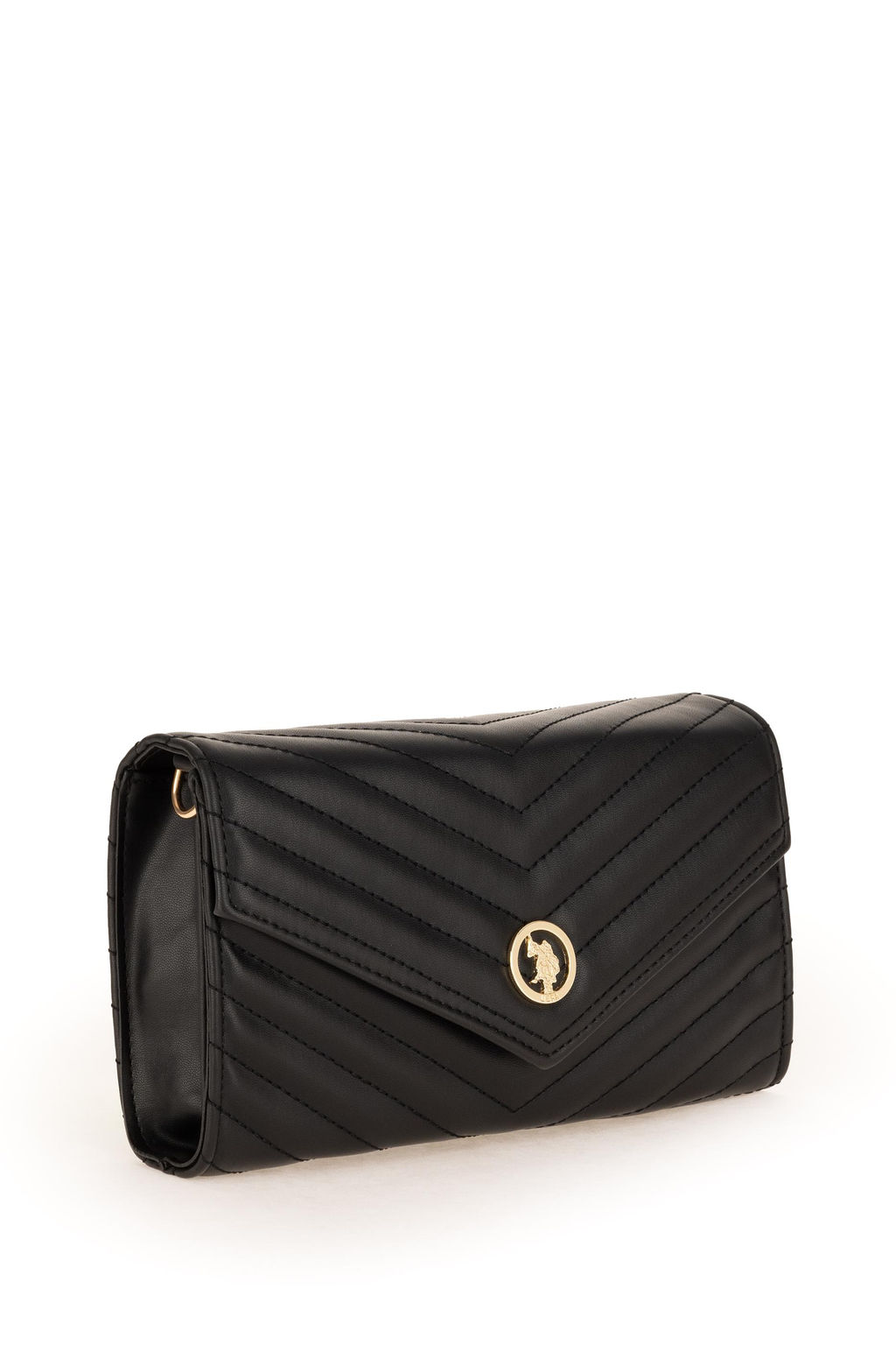 Женская черная сумка через плечо с ремешком-цепочкой Неожиданная скидка в корзине - U.s. polo assn фото 4