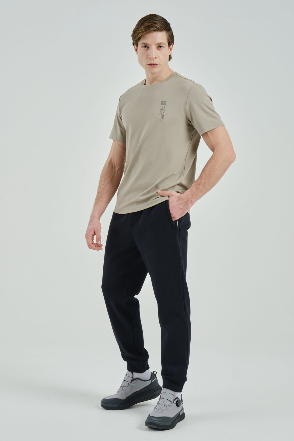 Брюки трикотажные утепленные Черный - Anta фото 10