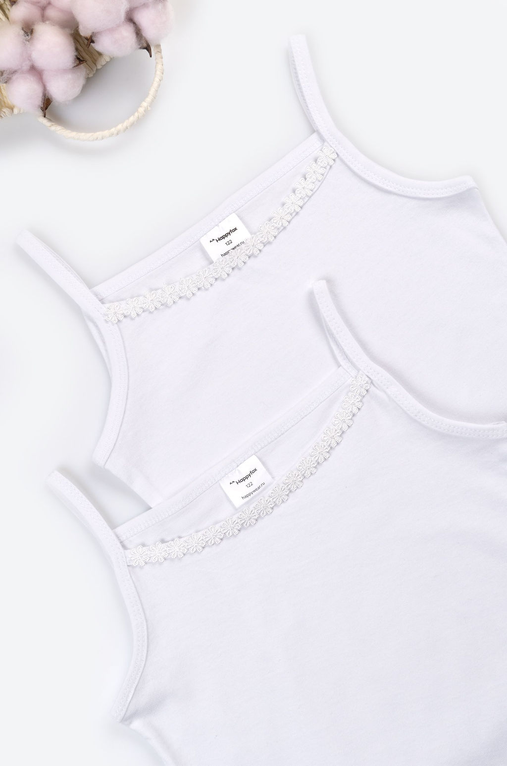 Майка на бретелях для девочки 2 шт. Happy Fox  фото 10