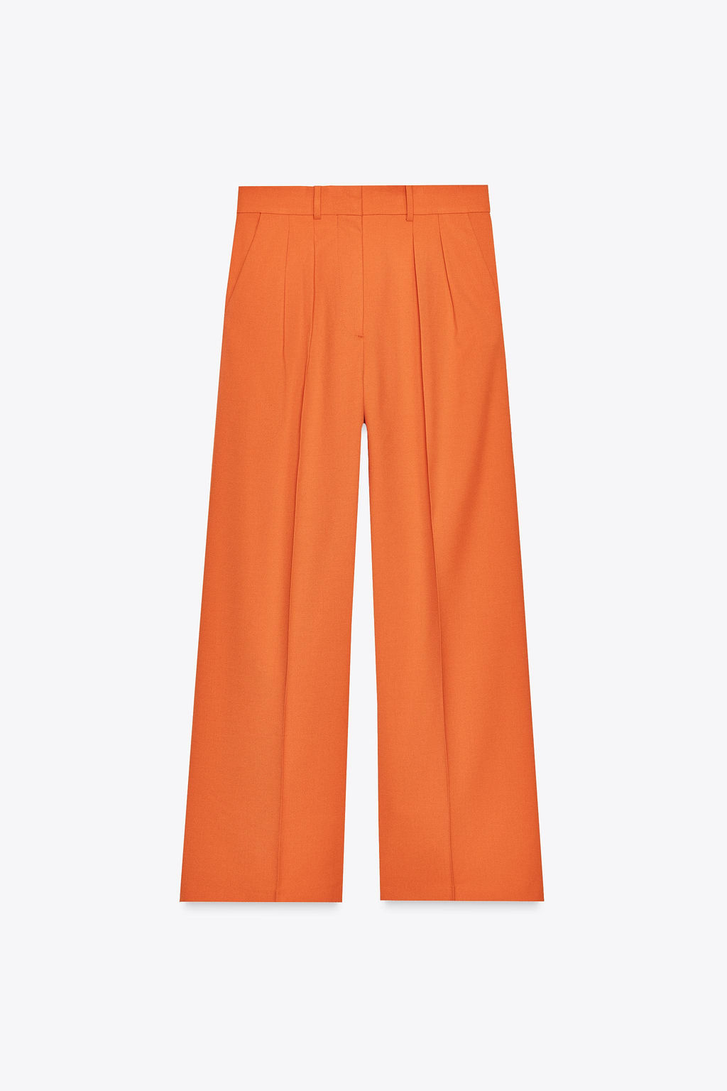 ZW COLLECTION WIDE-LEG DARTED TROUSERS - Zara фото 7