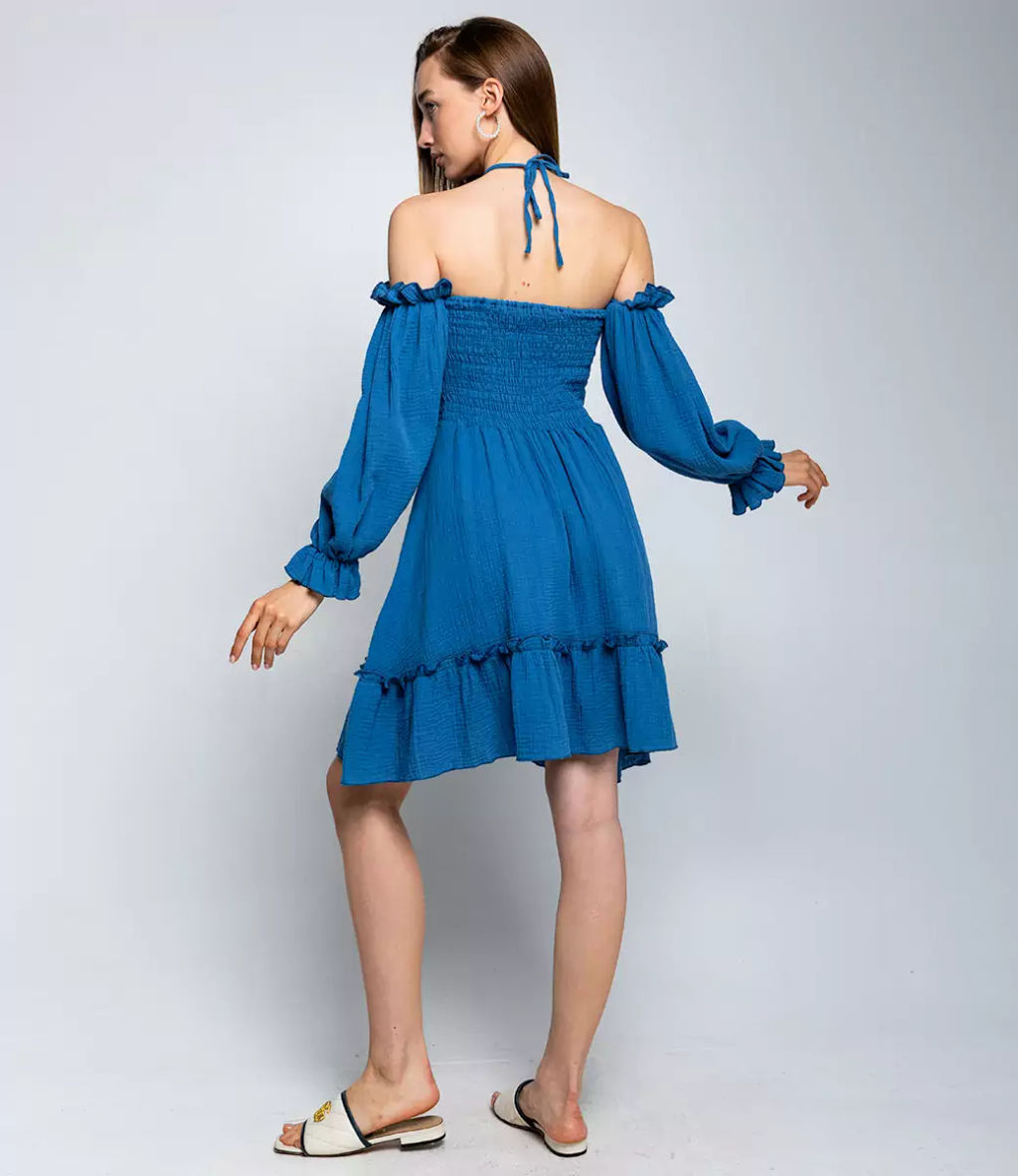 Платье #БШ2338, синий