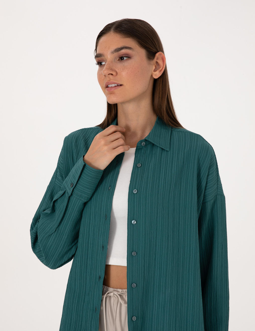 Z_mr_t Oversize Uzun Kollu G_mlek - Pierre cardin фото 2