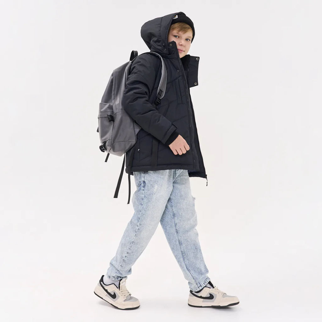 RODOS Куртка зимняя для мальчика М-315/1 Тёмно-синий