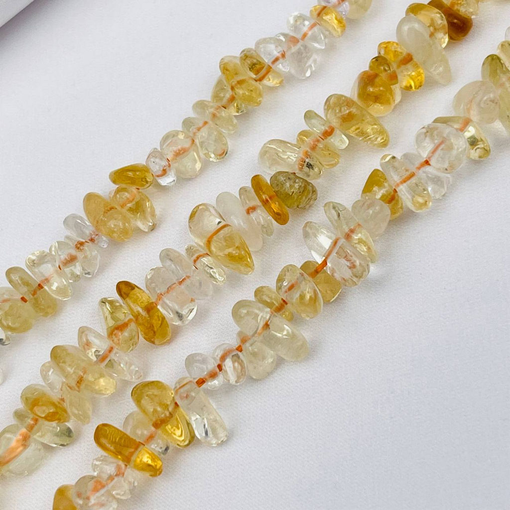 Бусины для украшений из Цитрина крошка